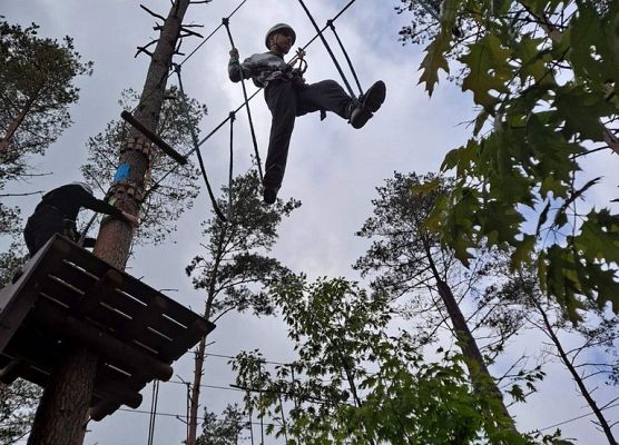 VIIIc w parku linowym grafika