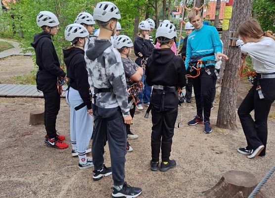 VIIIc w parku linowym grafika