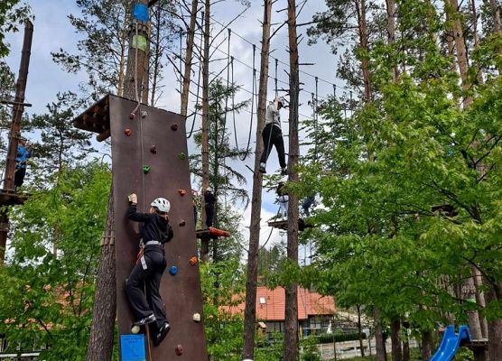 VIIIc w parku linowym grafika