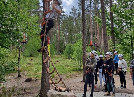 VIIIc w parku linowym grafika