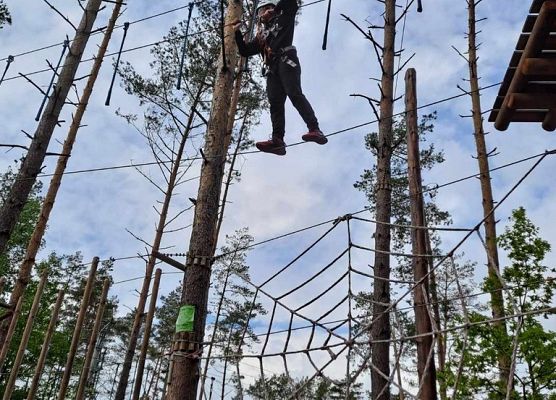 VIIIc w parku linowym grafika