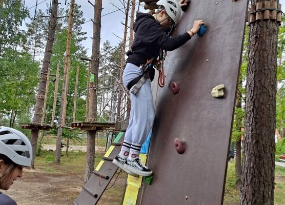 VIIIc w parku linowym grafika