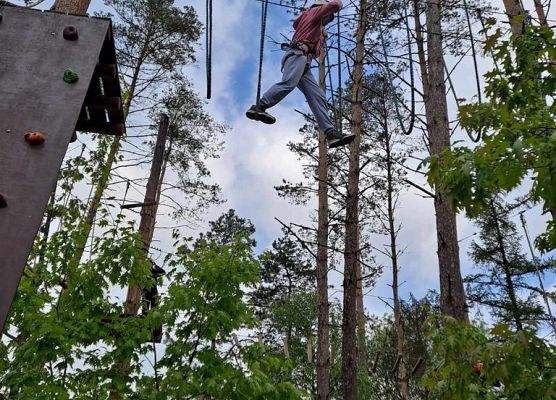 VIIIc w parku linowym grafika