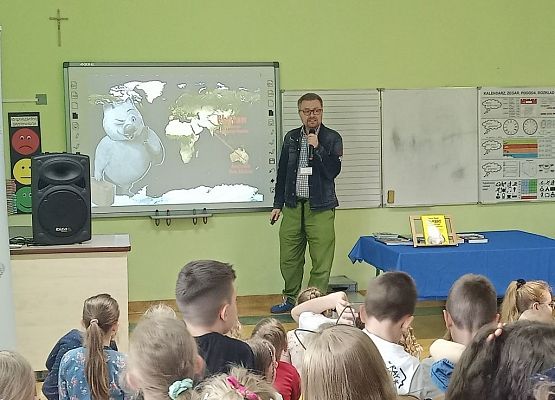 Wyjątkowy gość w naszej szkole grafika