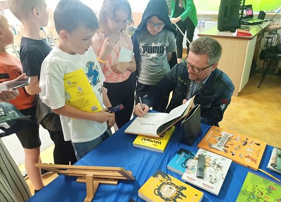 Wyjątkowy gość w naszej szkole grafika