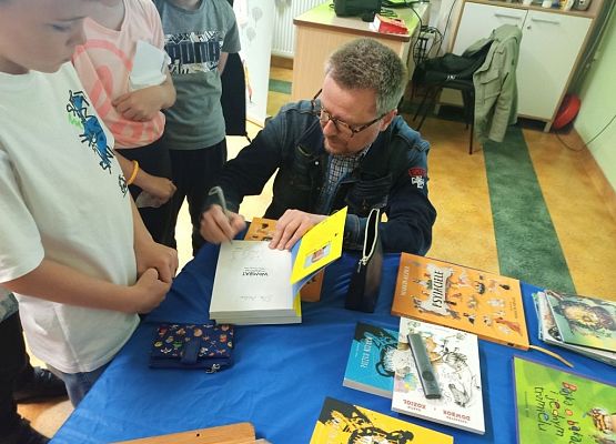 Wyjątkowy gość w naszej szkole grafika