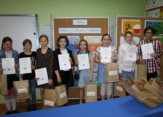 Lekcja historii z Józefem Wybickim - rozstrzygnięcie konkursu plastycznego grafika