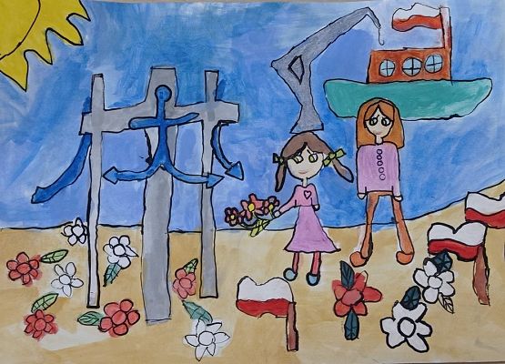 „Polska – moje miejsce, mój kraj” – stypendium w Wojewódzkim Konkursie Plastycznym grafika