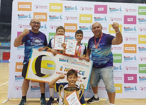 Wicemistrzowie Polski w mini siatkówce chłopców grafika