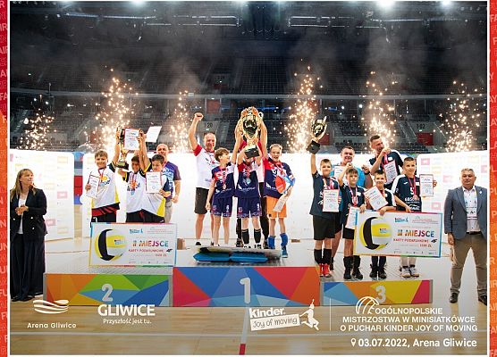 Wicemistrzowie Polski w mini siatkówce chłopców grafika