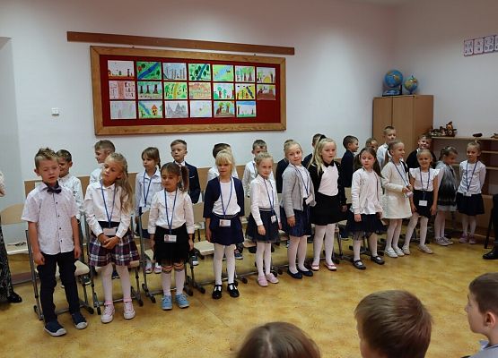 Jestem uczniem klasy pierwszej! grafika