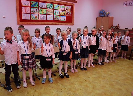 Jestem uczniem klasy pierwszej! grafika