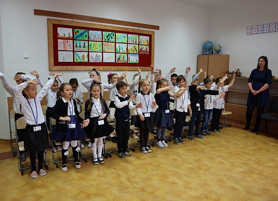 Jestem uczniem klasy pierwszej! grafika