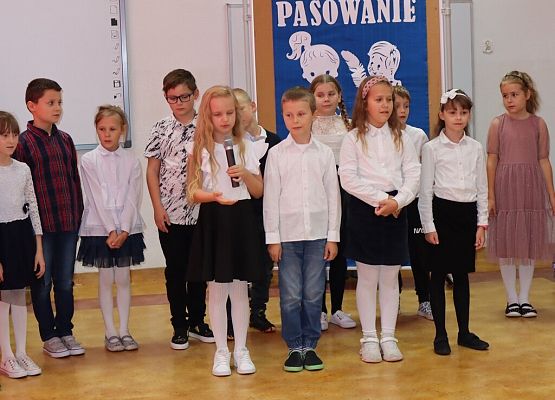 Jestem uczniem klasy pierwszej! grafika