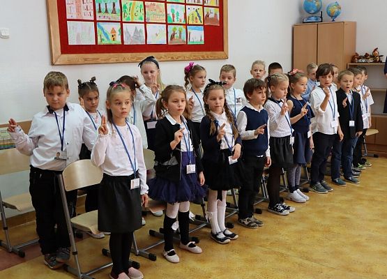 Jestem uczniem klasy pierwszej! grafika