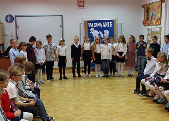 Jestem uczniem klasy pierwszej! grafika