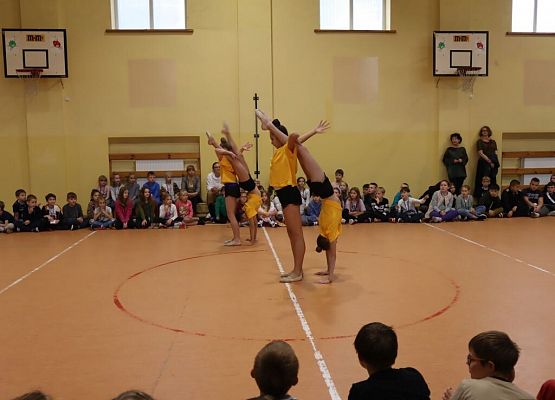 Występ grupy artystycznej grafika