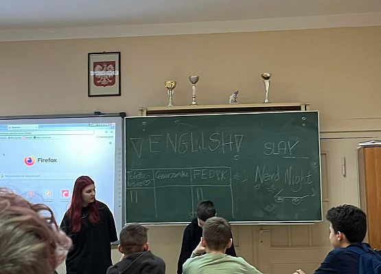 Nerd Night w LO1 w Lęborku grafika