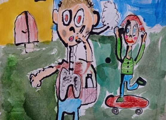 „Nie pal przy mnie proszę” – wyniki konkursu plastycznego grafika