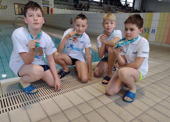 Brązowy medal sztafety chłopców w Lidze Województwa Pomorskiego grafika