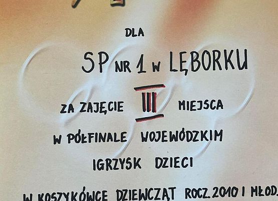 III miejsce w Półfinale Wojewódzkim grafika