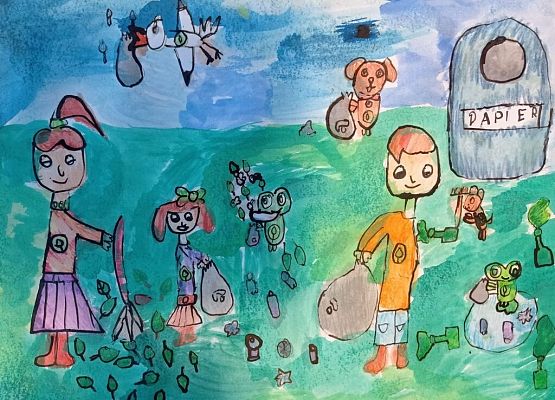 Nagroda w konkursie plastycznym grafika