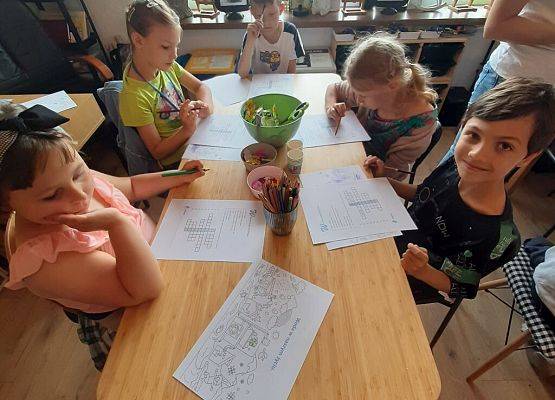 Kreatywne zajęcia Id  w Eko Pracowni grafika