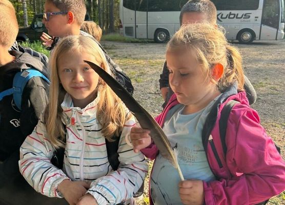 Leśna wyprawa klasy IIIa grafika