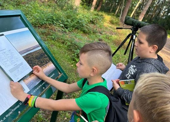 Leśna wyprawa klasy IIIa grafika