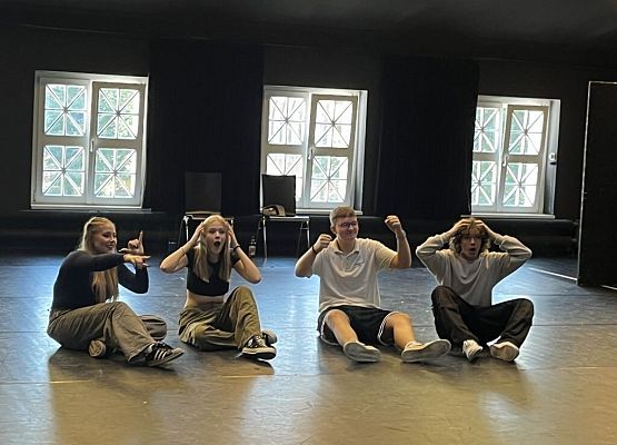 Polsko-niemiecka wymiana w Stralsundzie - „Was verbindet?”- „Co łączy? grafika