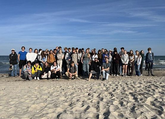 Polsko-niemiecka wymiana w Stralsundzie - „Was verbindet?”- „Co łączy? grafika