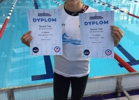 Pływanie sportowe grafika