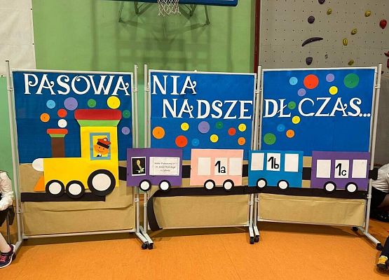 Pasowanie pierwszoklasistów grafika