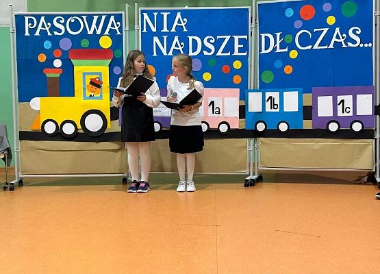 Pasowanie pierwszoklasistów grafika