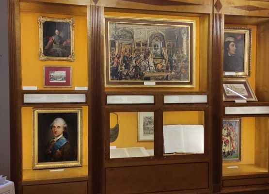 Jesienne barwy dworku w Będominie grafika