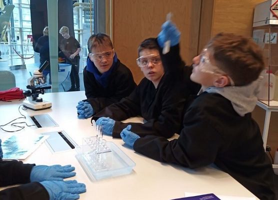 Lekcja w gdyńskim Centrum Nauki Experyment grafika