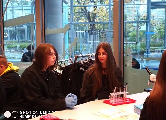 Lekcja w gdyńskim Centrum Nauki Experyment grafika