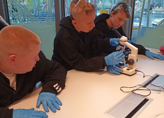 Lekcja w gdyńskim Centrum Nauki Experyment grafika