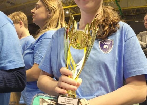 III miejsce w etapie wojewódzkim Ogólnopolskiego Turnieju Ligi Robotów grafika