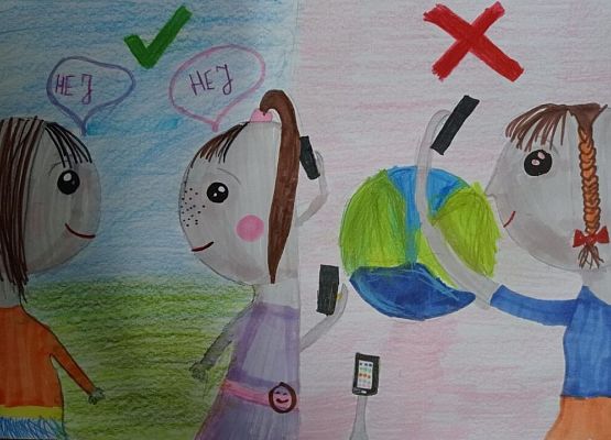 Zdrowy styl życia – „Stop uzależnieniom” -  rozstrzygnięty konkurs plastyczny grafika