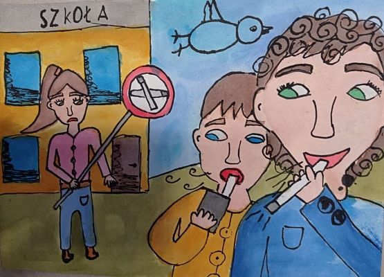 Powiatowy Konkurs Plastyczny „Nie pal przy mnie, proszę” rozstrzygnięty! grafika