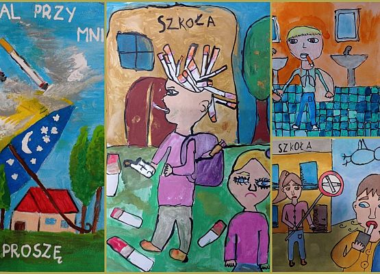 Powiatowy Konkurs Plastyczny „Nie pal przy mnie, proszę” rozstrzygnięty! grafika