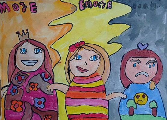 Moje emocje - Powiatowy Konkurs Plastyczny grafika
