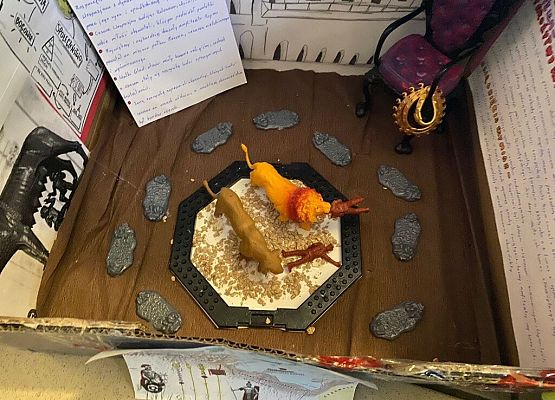 Historia w pudełku grafika