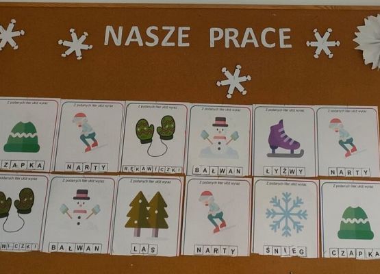 O zimowym bezpieczeństwie w świetlicy grafika