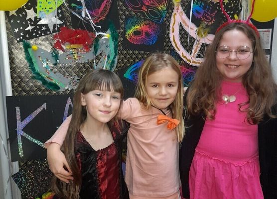 Bal karnawałowy klas 1-3 grafika