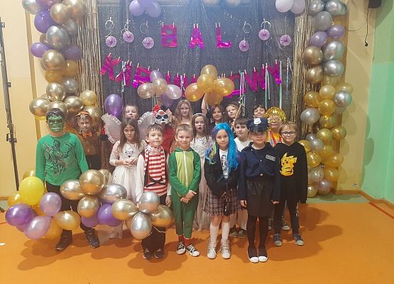 Bal karnawałowy klas 1-3 grafika