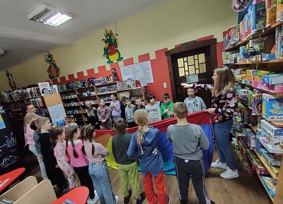 Wizyta w bibliotece grafika