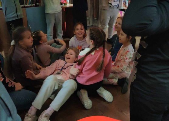 Wizyta w bibliotece grafika