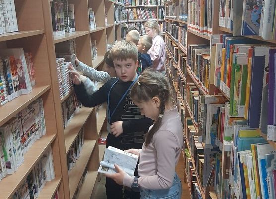 Wizyta w bibliotece grafika